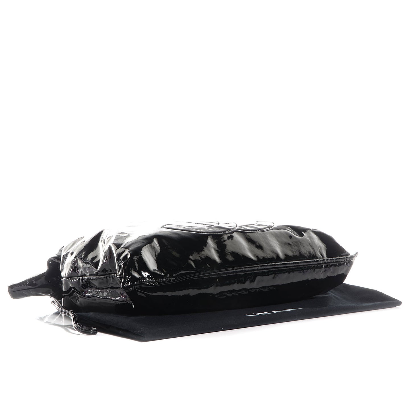 Patent Bonbons Shopper Tote Black