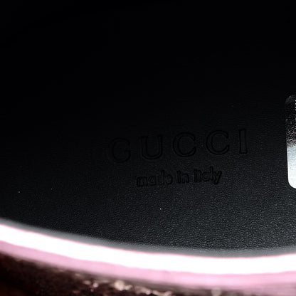 Gucci Nappa Glitter Galactica High Top Sneakers 38.5 Pink 9 of 9
