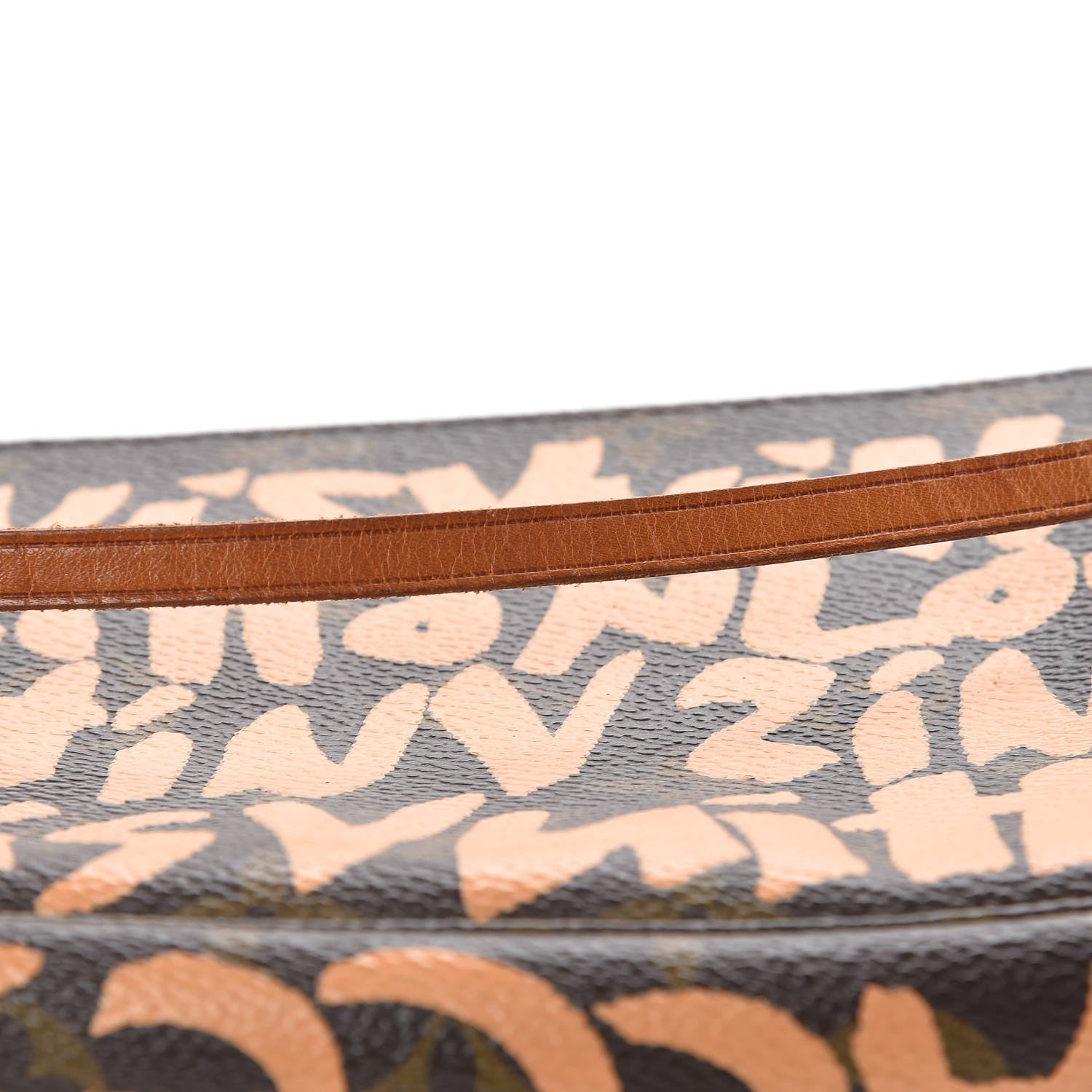 Louis Vuitton Monogram Graffiti Pochette Accessories Peach 8 of 16