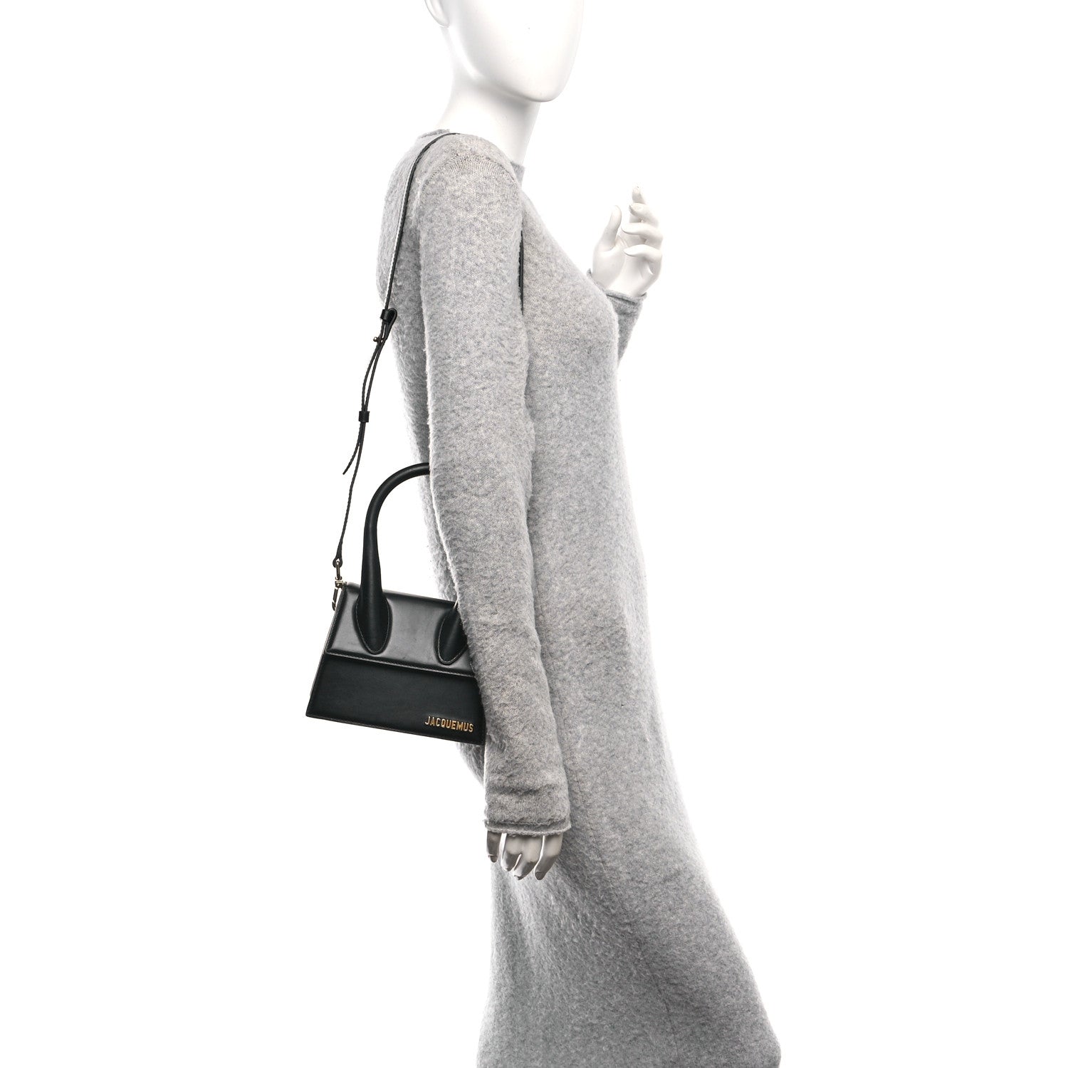 Jacquemus Smooth Calfskin Le Chiquito Moyen Black 2 of 9