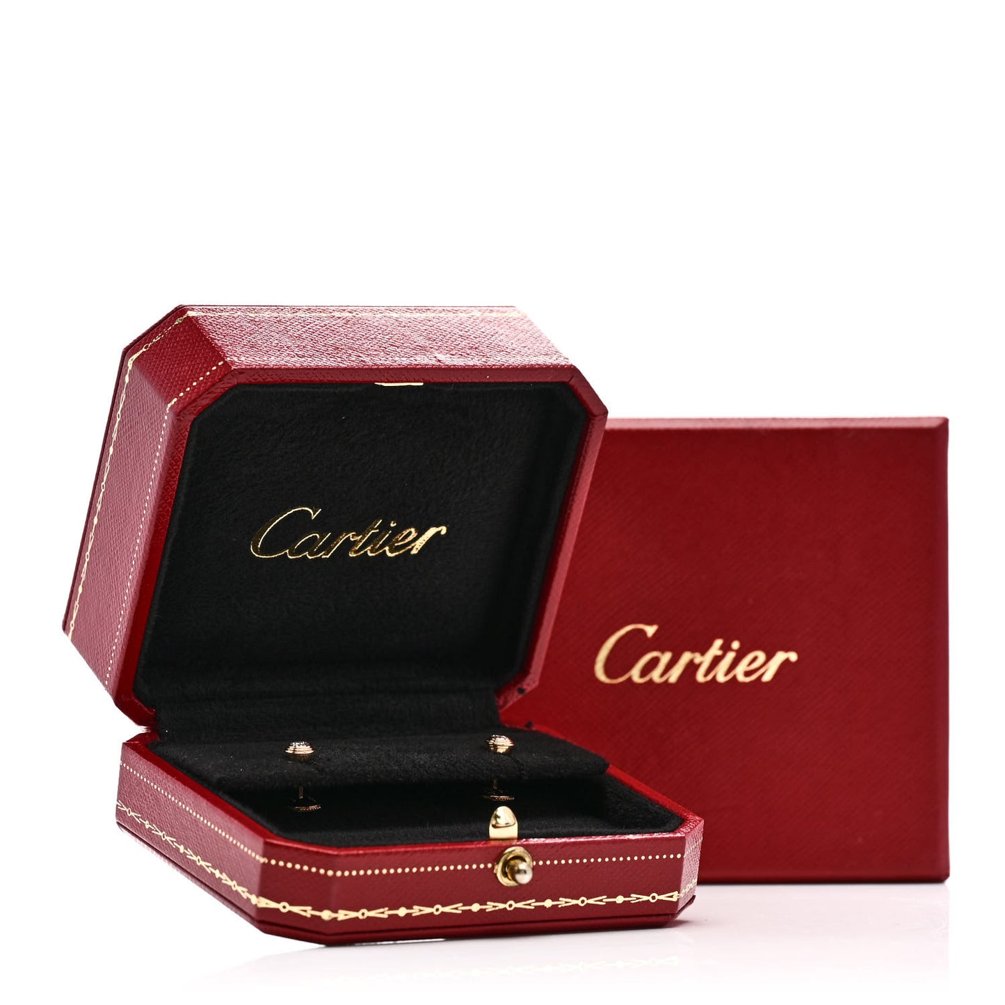 18K Yellow Gold Diamond MM D'Amour Earrings