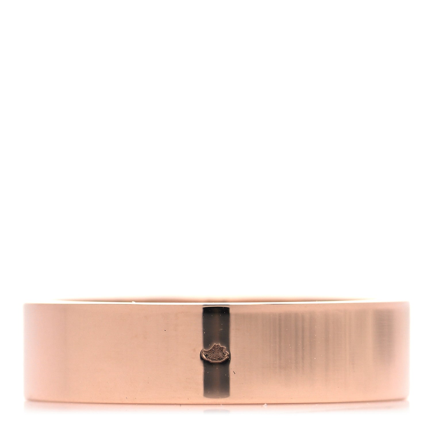 Hermes 18K Rose Gold Diamond PM Kelly Ring 54 6.75 5 of 8