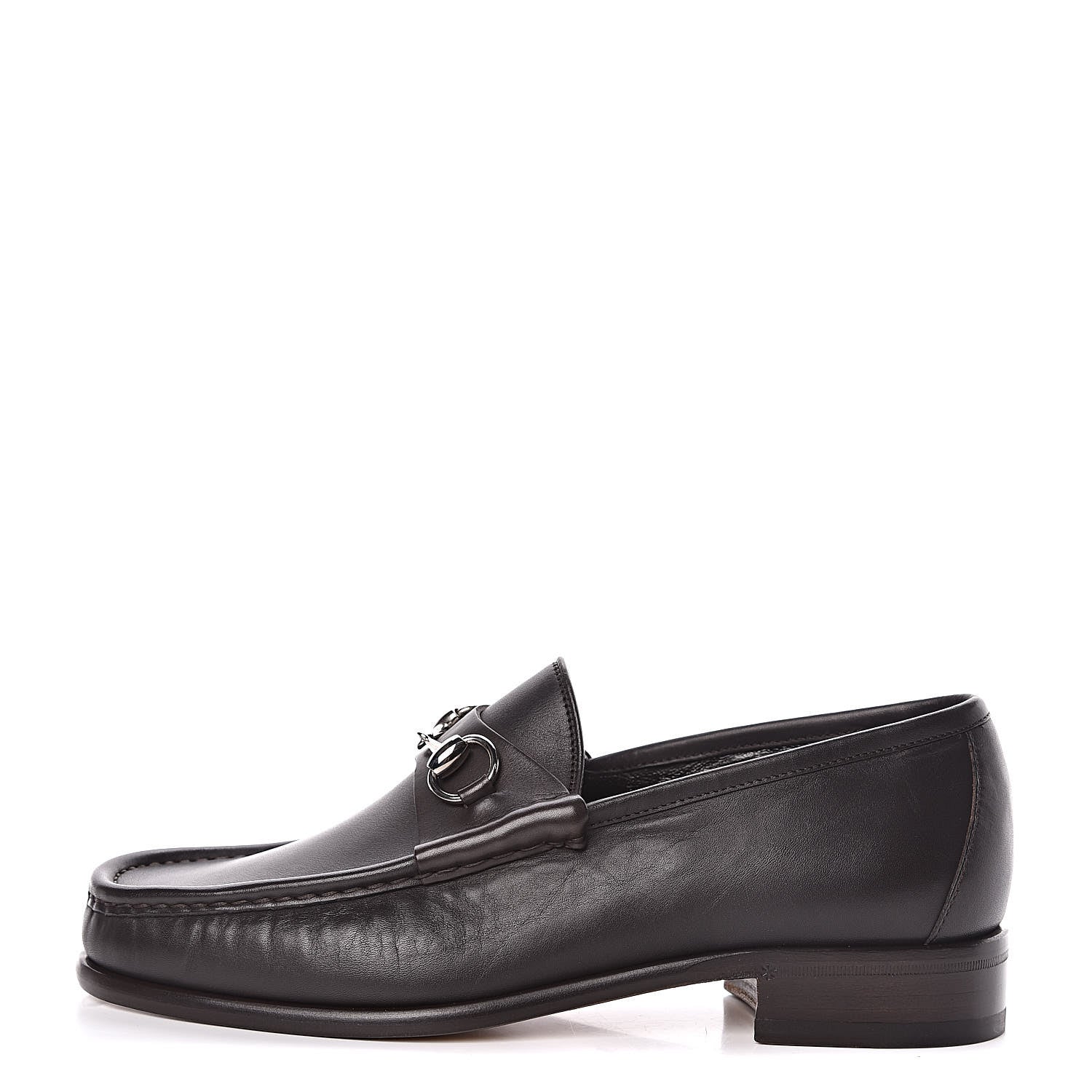 Gucci Calfskin Mens 1953 Horsebit Loafers 8 Marrone 1 of 9