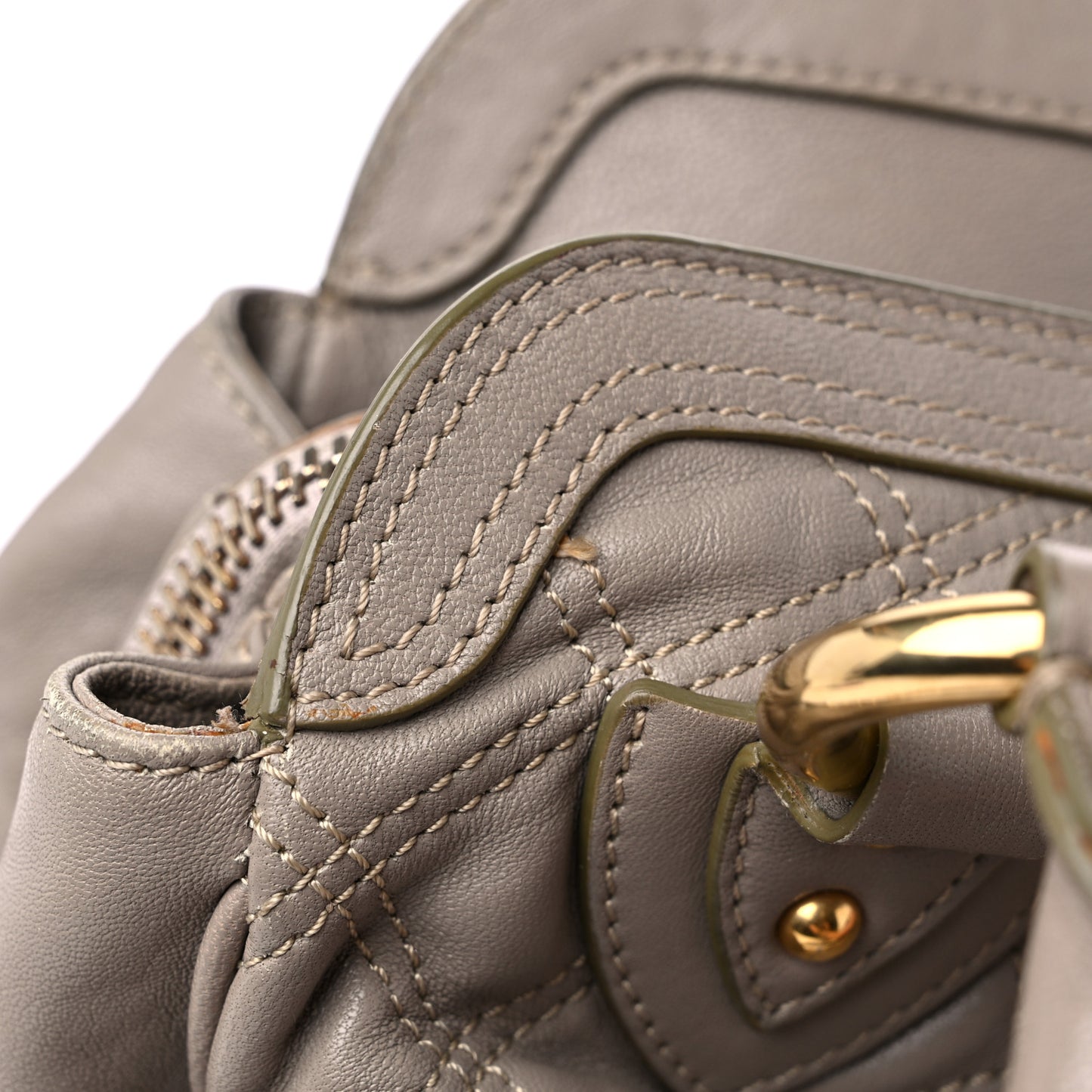 Calfskin Quilted Alyona Grey