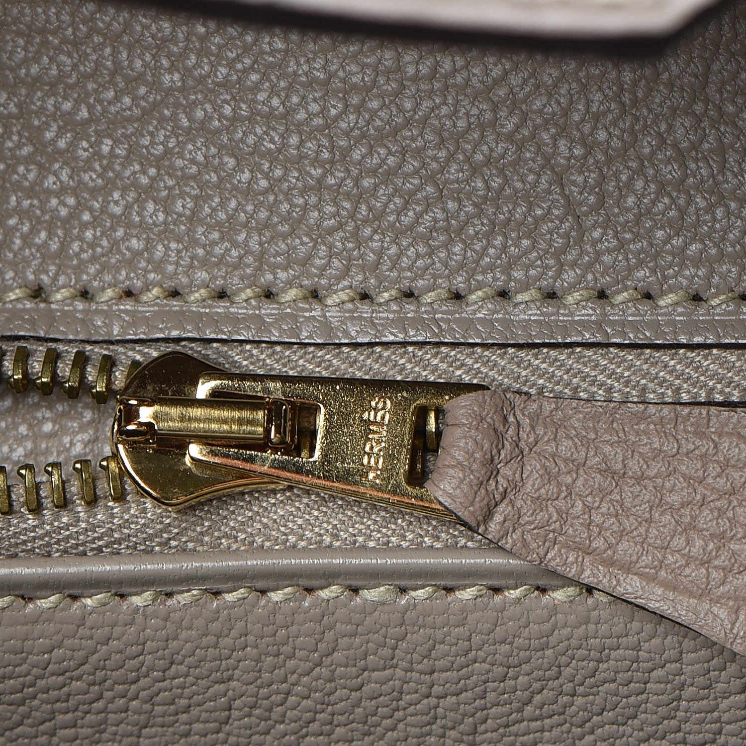Hermes Togo Birkin 25 Gris Tourterelle 14 of 36