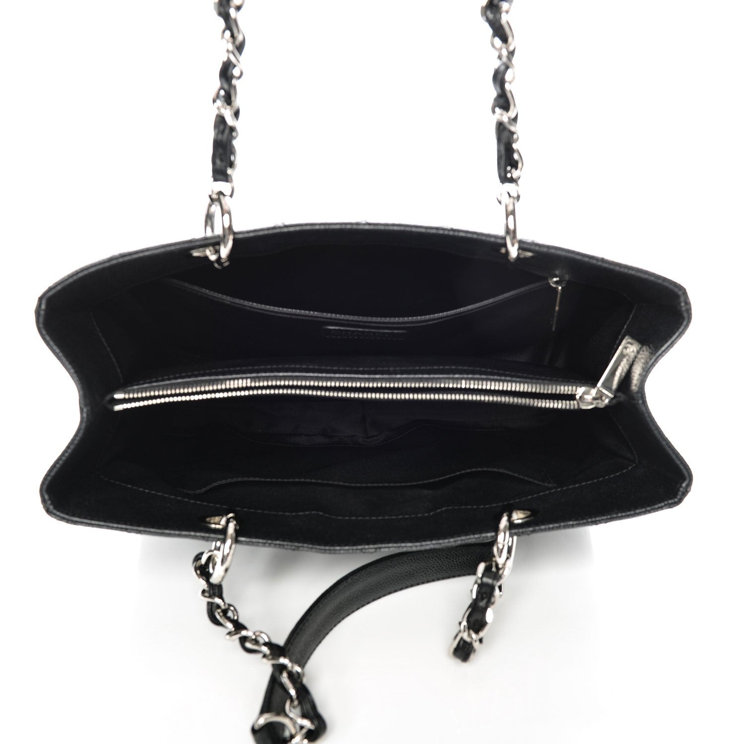 Chanel Caviar Quilted Grand Shopping Tote GST Black 5 of 7