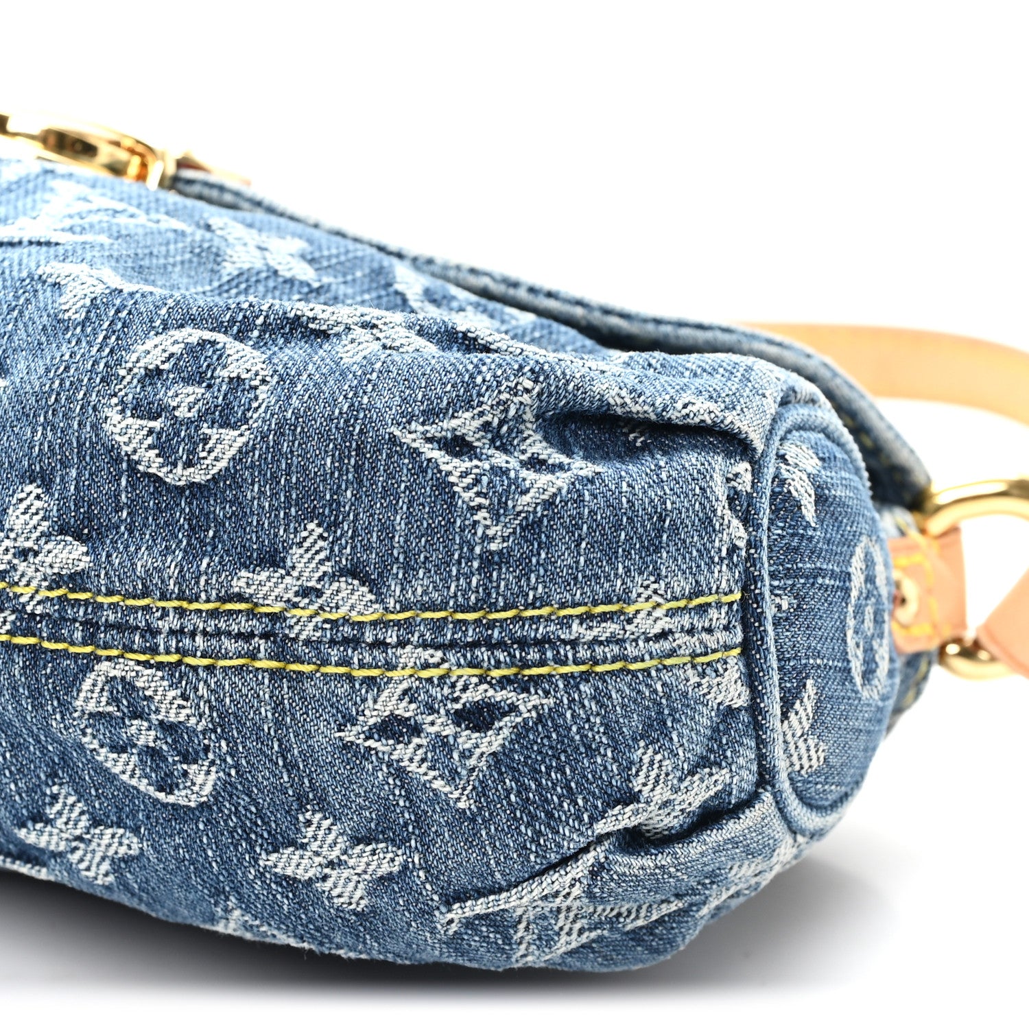 Louis Vuitton Monogram Denim Mini Pleaty Blue 9 of 9