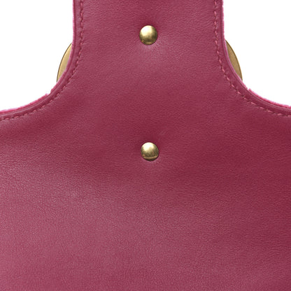 Gucci Velvet Matelasse Blind for Love Embroidered Medium GG Marmont Shoulder Bag Light Raspberry Rose Multicolor 12 of 12