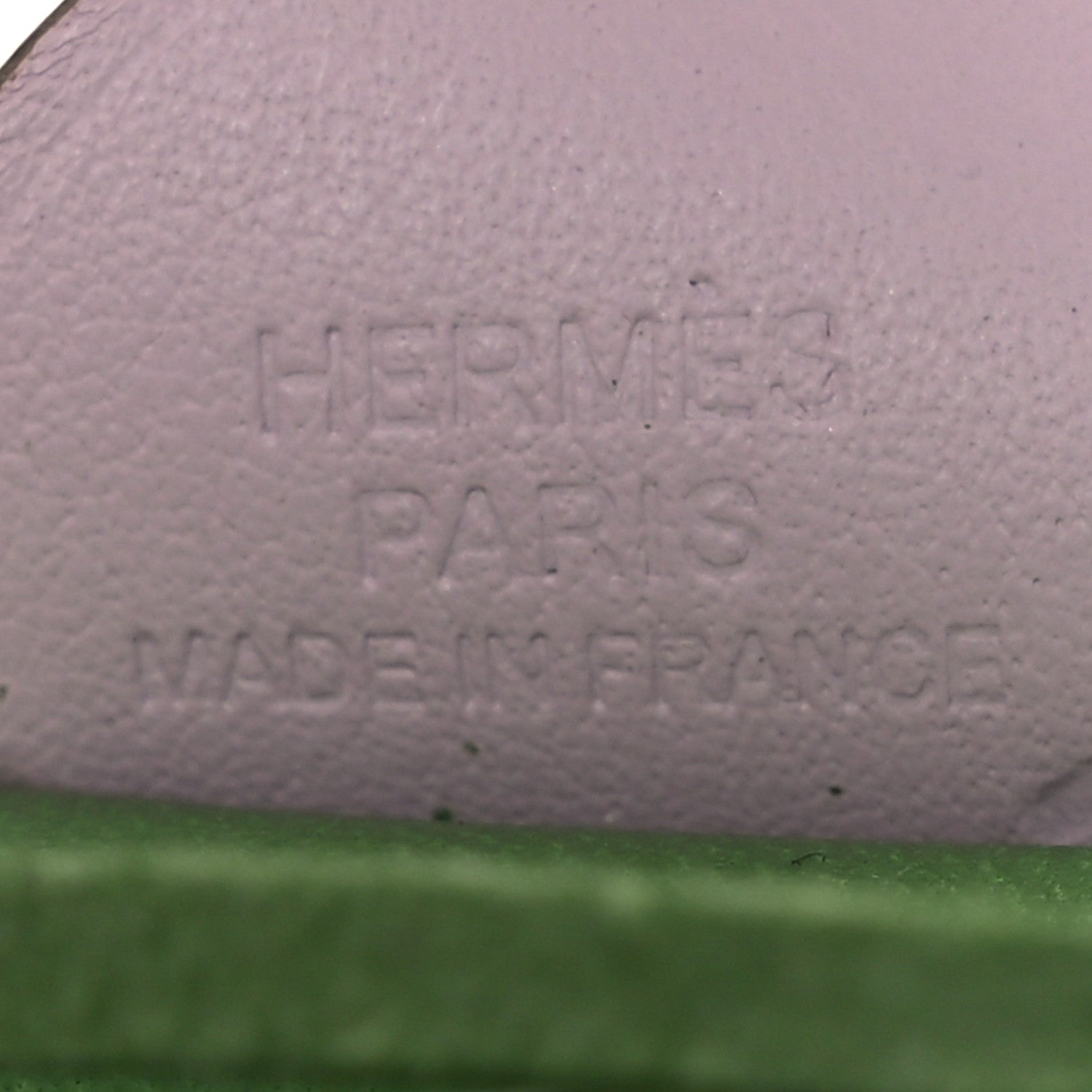 Hermes Milo Lambskin Grigri Rodeo Pegase Horse Bag Charm PM Vert Yucca Vert Criquet Mauve Pale 3 of 4