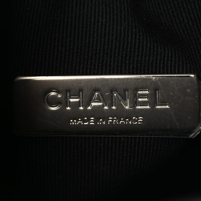 Chanel Calfskin Quilted Pleated Bucket Bag Black 6 of 10