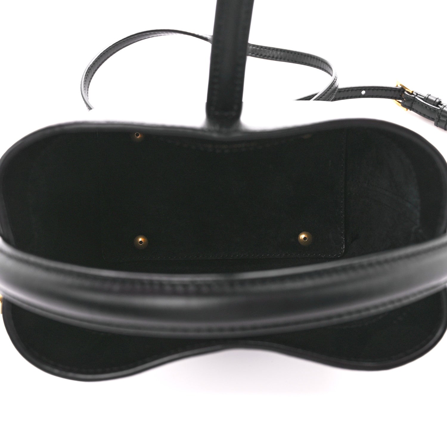Saint Laurent Shiny Calfskin Le 37 Mini Bucket Bag Black 5 of 11