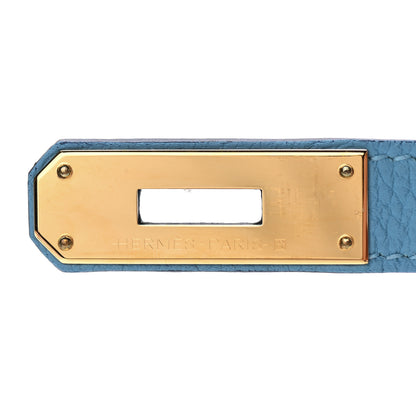 Hermes Togo Birkin 30 Blue Du Nord 26 of 31