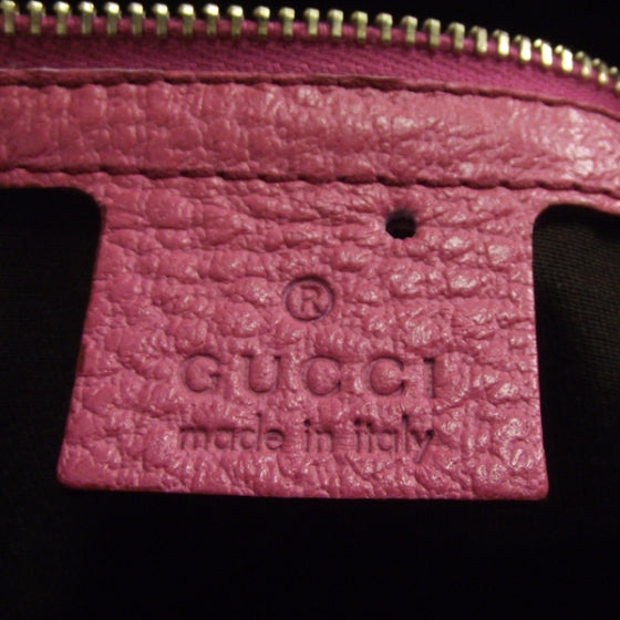 Calfskin Bamboo Anita Top Handle Bag Pink