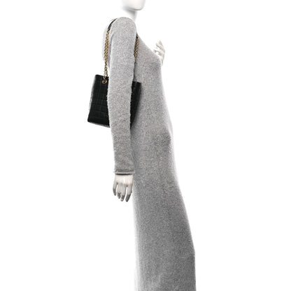 Saint Laurent Lambskin Carre Quilted Mini Shopping Bag Black 2 of 9