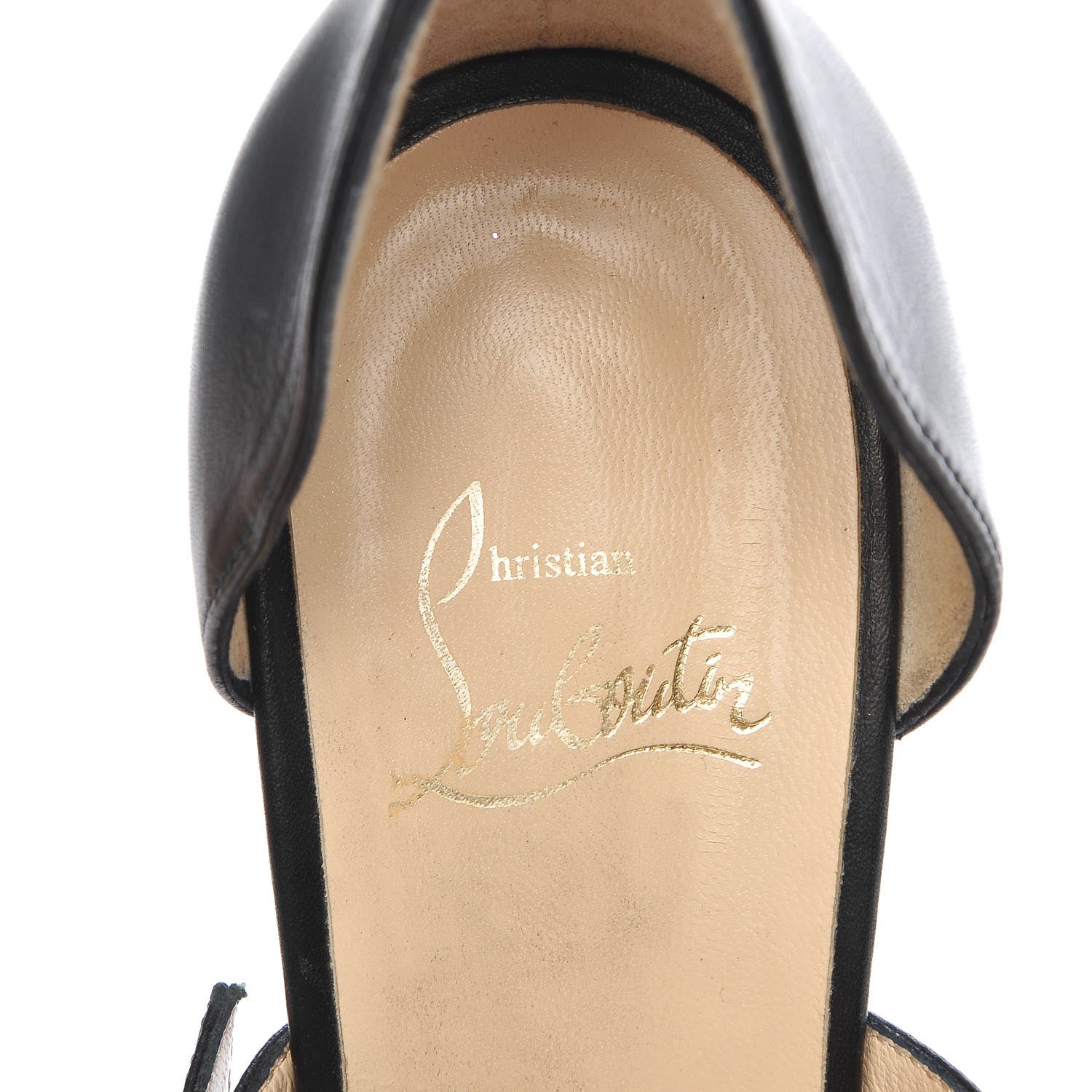 Christian Louboutin Calfskin VIP Atalanta 85 Sandals 37 Black 9 of 14