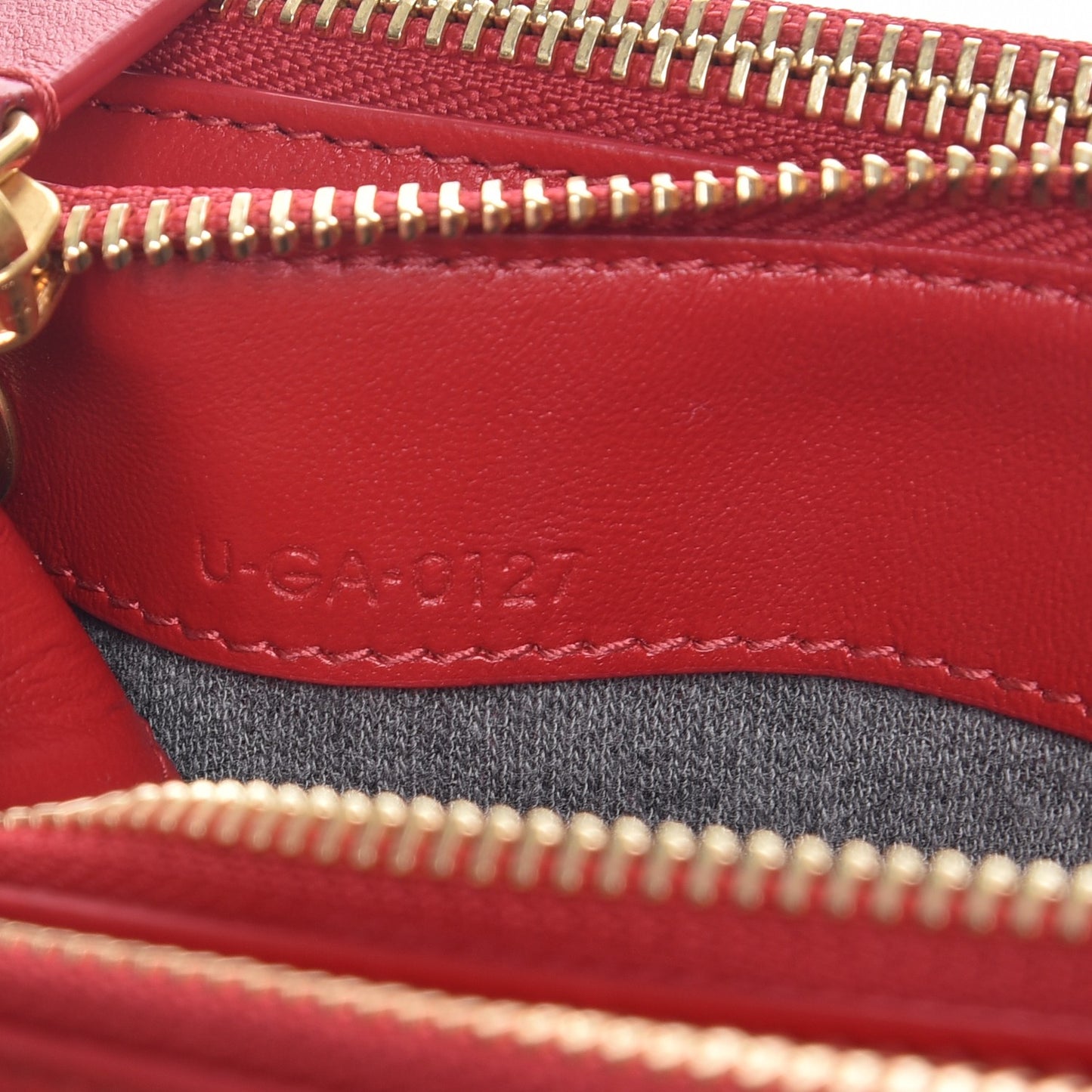 Lambskin Small Trio Crossbody Bag Red