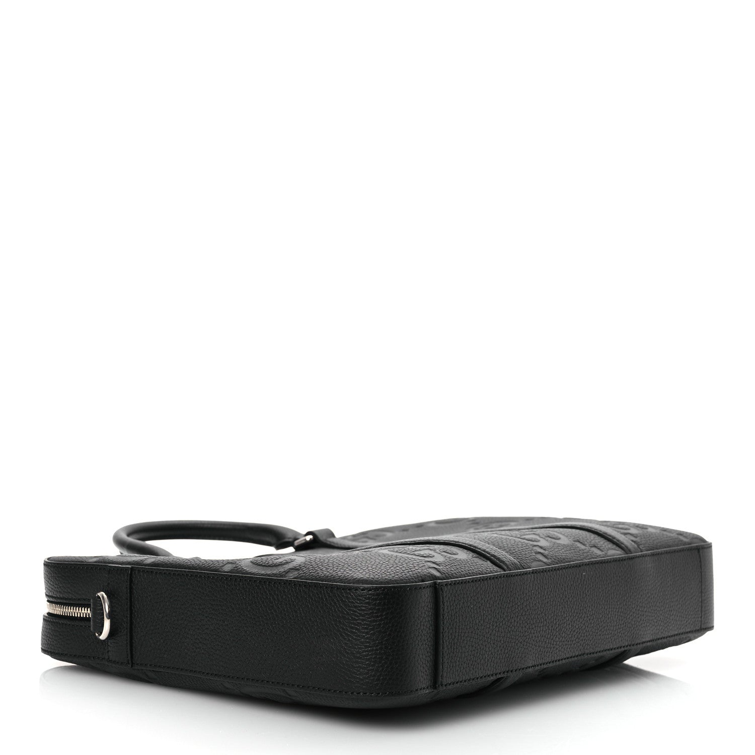 Gucci Piuma Calfskin Jumbo GG Embossed Briefcase Black 4 of 10