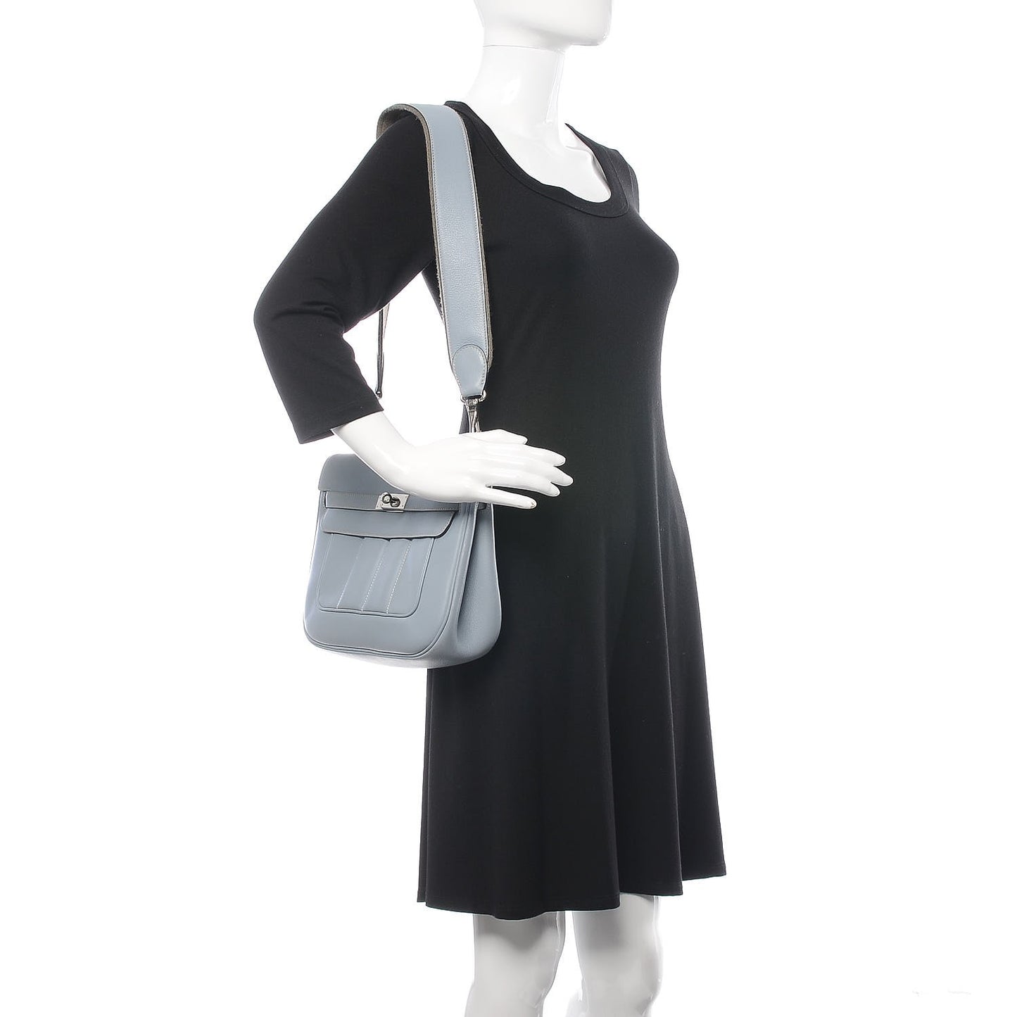 Veau Swift Sac Berline 28 Bleu Lin