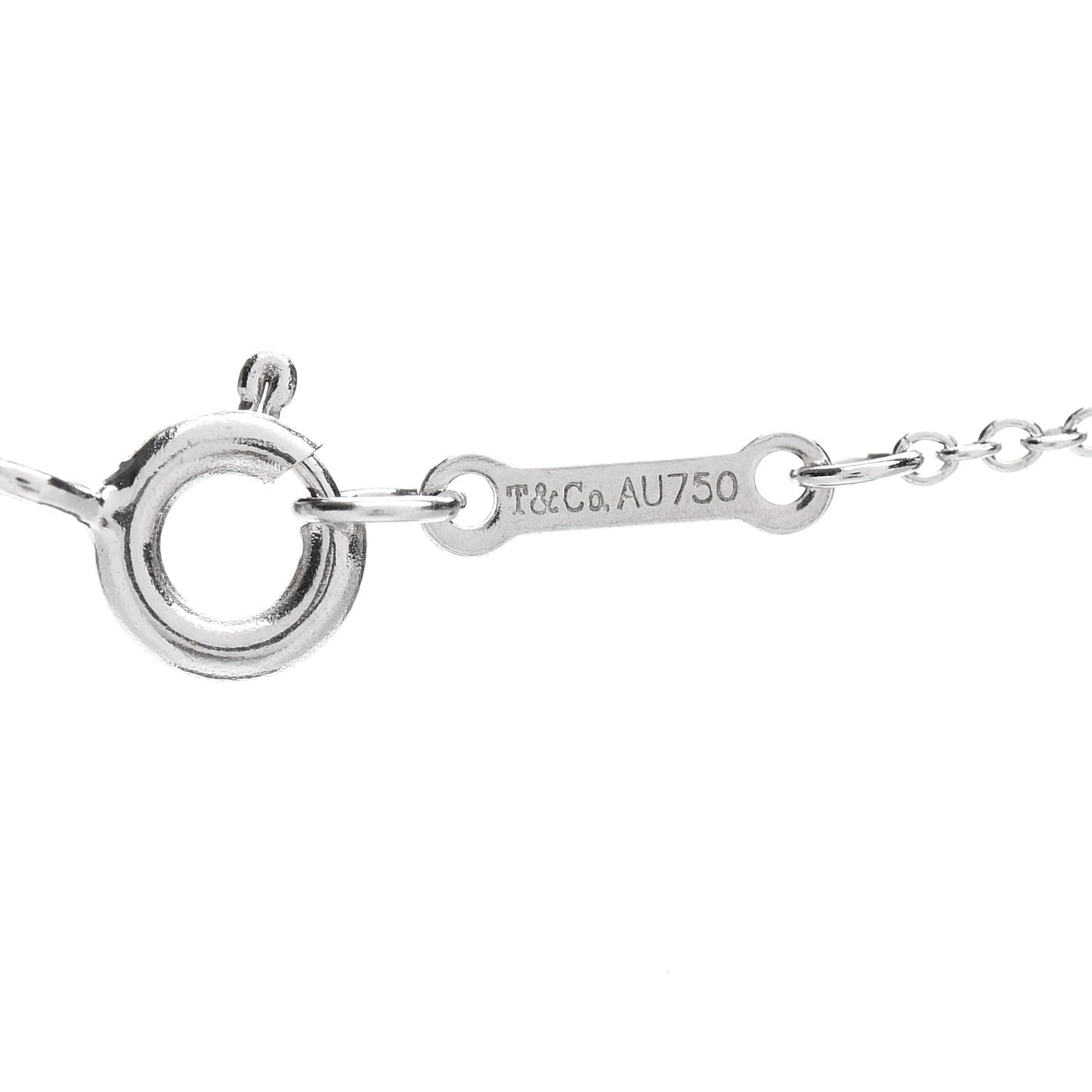 18K White Gold Diamond Paloma's Graffiti Arrow Pendant Necklace
