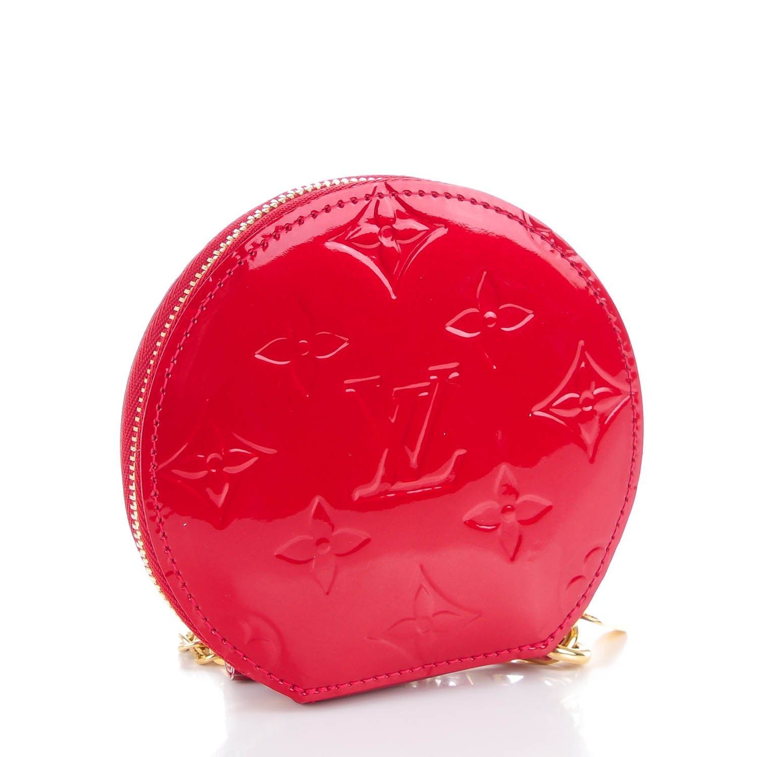 Louis Vuitton Vernis Chapeau Coin Purse Pomme D'Amour 3 of 7