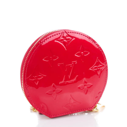Louis Vuitton Vernis Chapeau Coin Purse Pomme D'Amour 3 of 7
