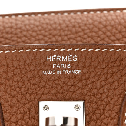 Hermes Togo Birkin 25 Gold 6 of 11