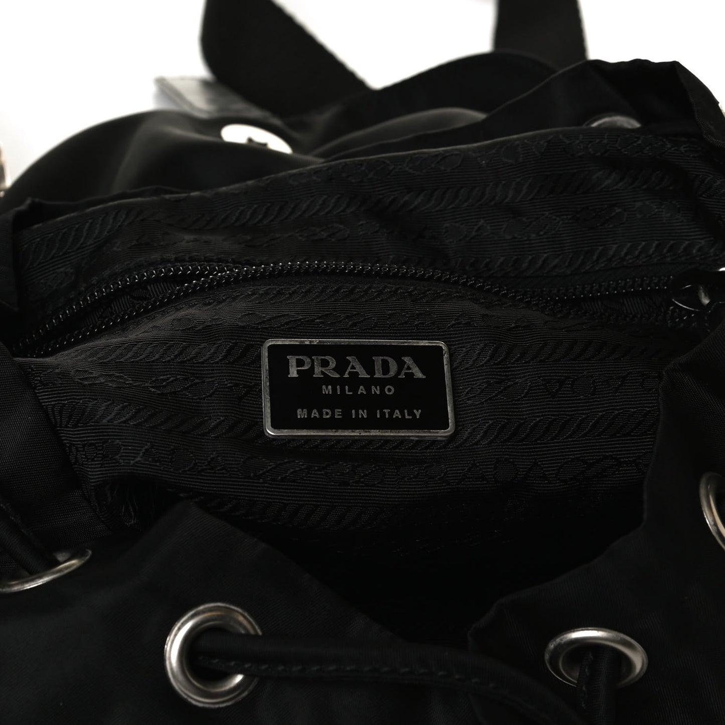 Nylon Vela Small Backpack Black