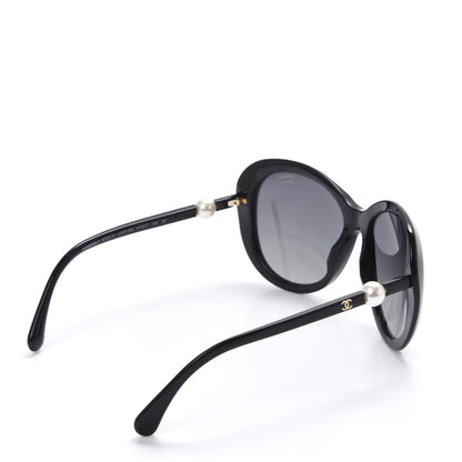 Chanel CC Pearl Polarized Sunglasses 5302-H Black 4 of 8