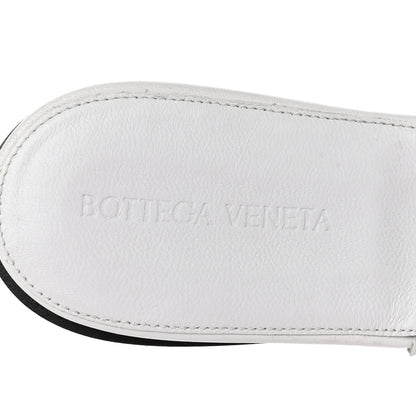 Bottega Veneta Nappa Maxi Intrecciato Lido Flat Sandals 38 Optic White 8 of 11