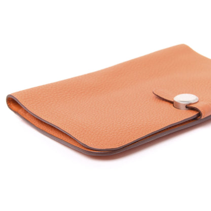 Hermes Togo Dogon Duo Wallet Orange 5 of 8