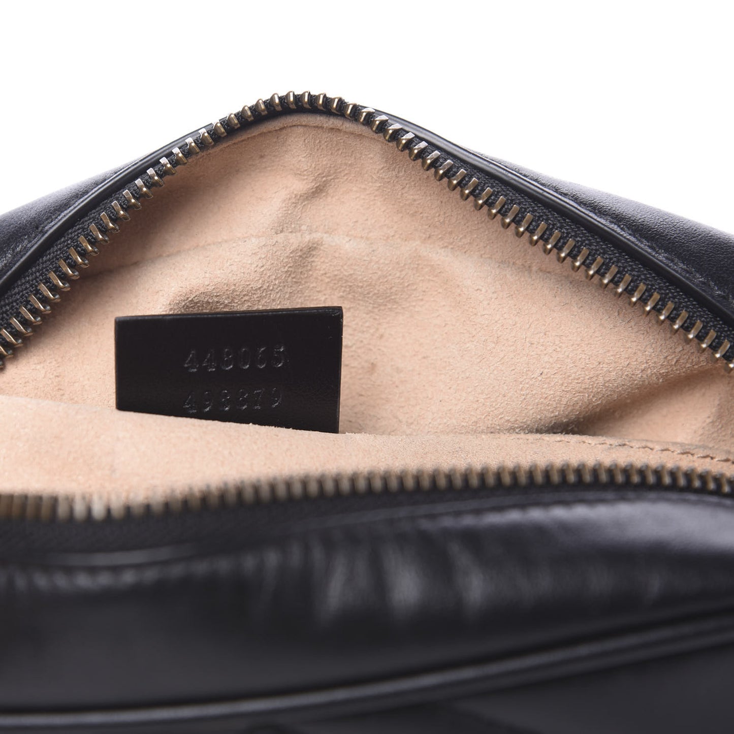 Calfskin Matelasse Mini GG Marmont Chain Shoulder Bag Black