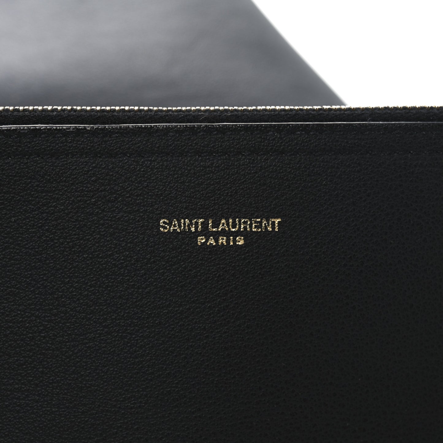 Calfskin Large Shopping Tote Black
