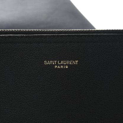 Saint Laurent Calfskin Large Shopping Tote Black 6 of 11