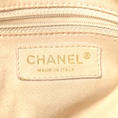 Chanel Lambskin Quilted Cloudy Bundle North South Tote Light Beige 5 of 14