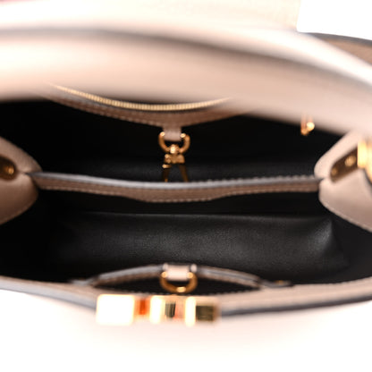 Louis Vuitton Taurillon Capucines BB Galet 5 of 10
