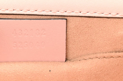 Gucci Calfskin Crystal Star Embroidered Small Padlock Shoulder Bag Perfect Pink Multicolor 7 of 8