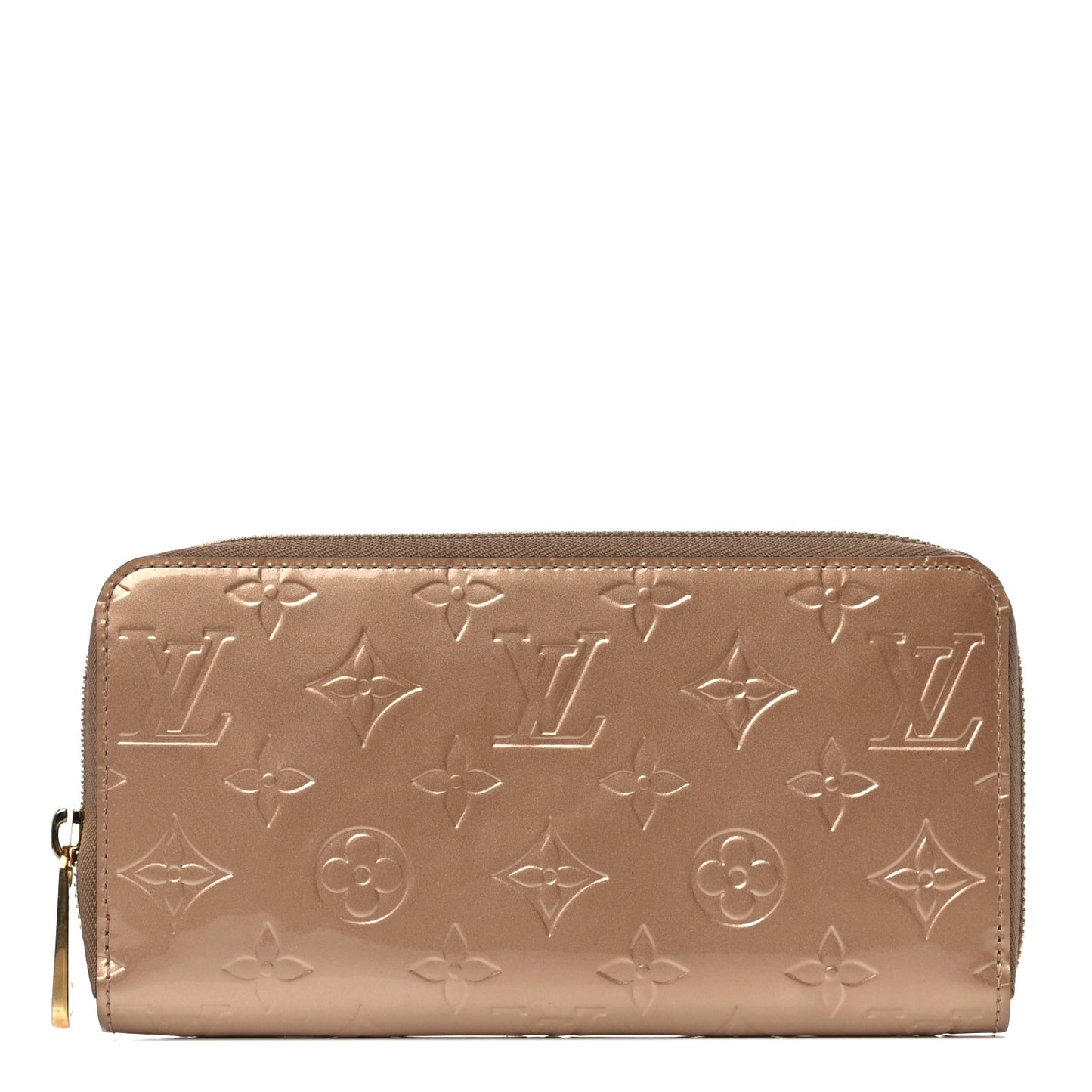 Vernis Zippy Wallet Beige Poudre