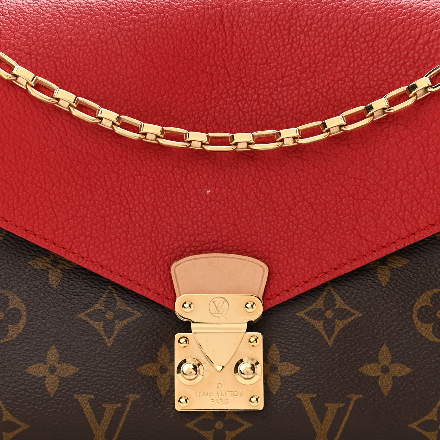 Monogram Pallas Chain Cherry