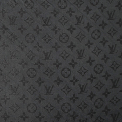 Louis Vuitton Silk Wool Monogram Voile Shawl Anthracite 1 of 4