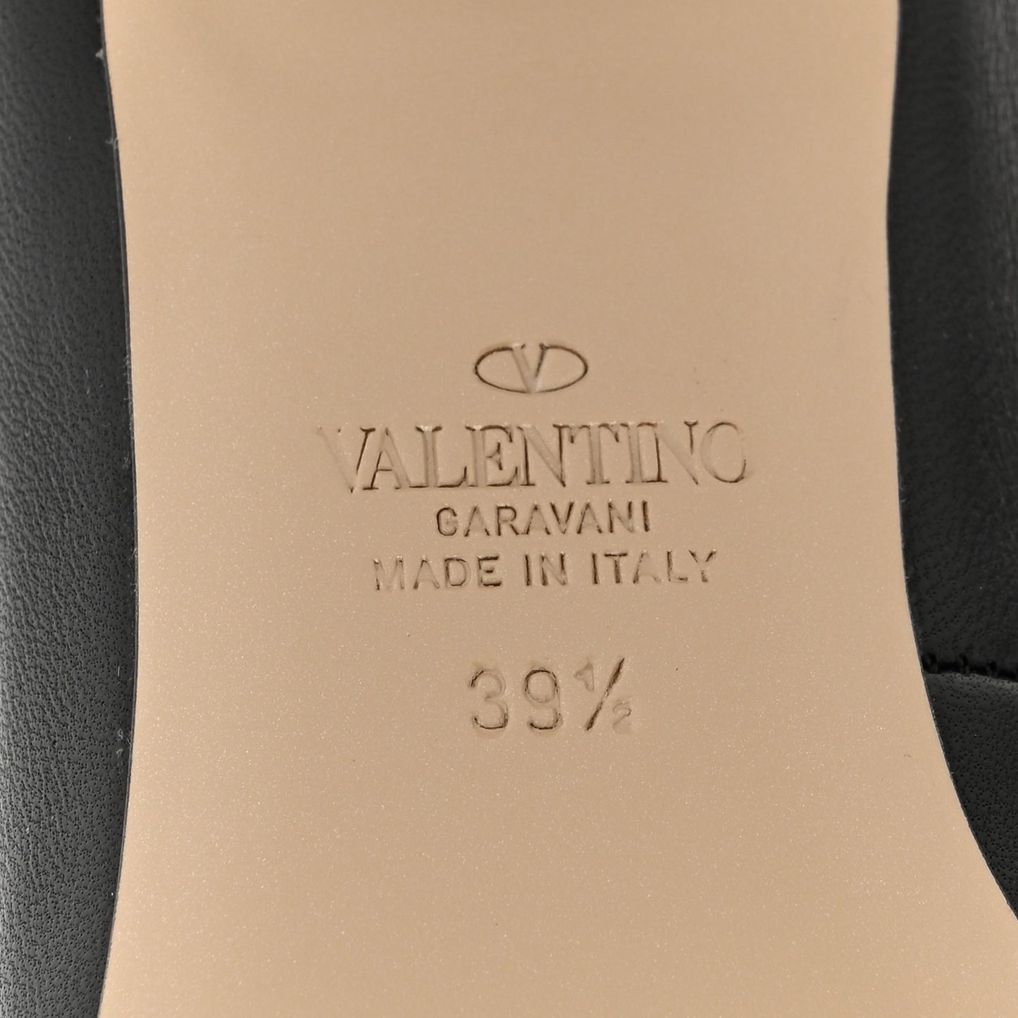 Calfskin Tan-Go Mary Jane 60mm Pumps 39.5 Black