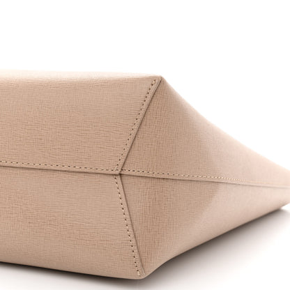 Mansur Gavriel Saffiano Small Zip Tote Beige 9 of 10