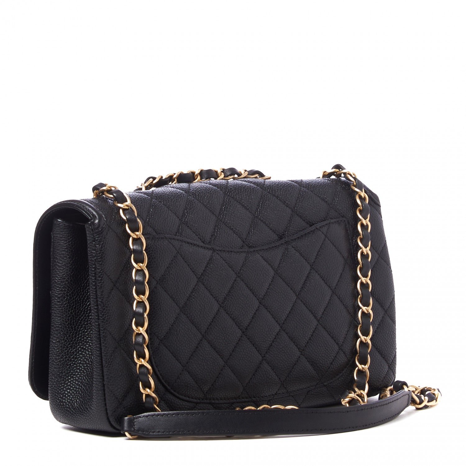 Chanel Caviar Quilted Medium CC Filigree Flap Black 2 of 9