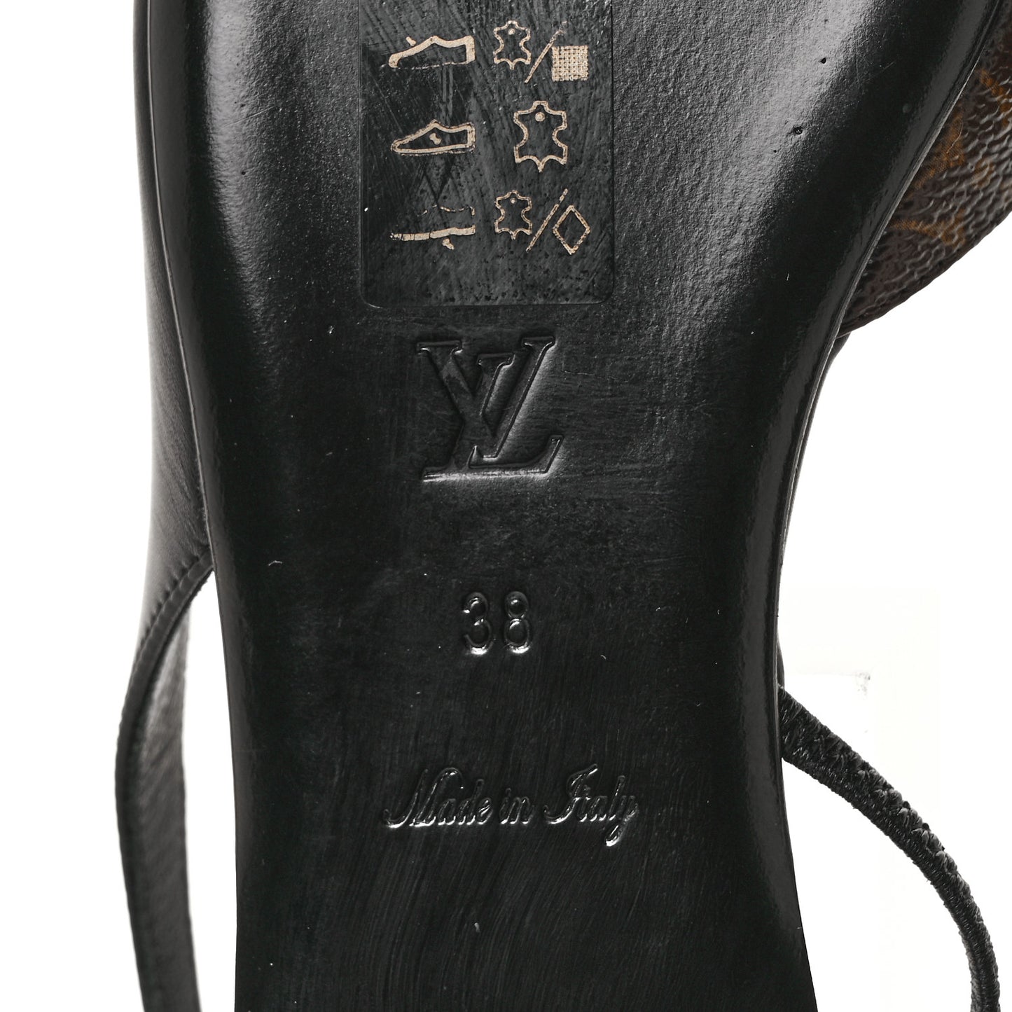 Patent Monogram Cherie Slingback Ballerina Flats 38