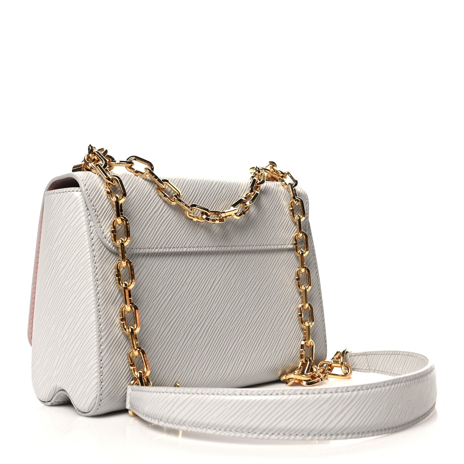 Louis Vuitton Epi Twist Shoulder Bag MM Gris 4 of 10