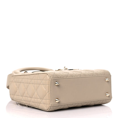 Christian Dior Lambskin Cannage Small My ABC Lady Dior Beige 4 of 9