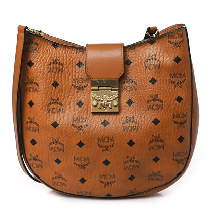MCM Visetos Medium Patricia Hobo Cognac 1 of 15