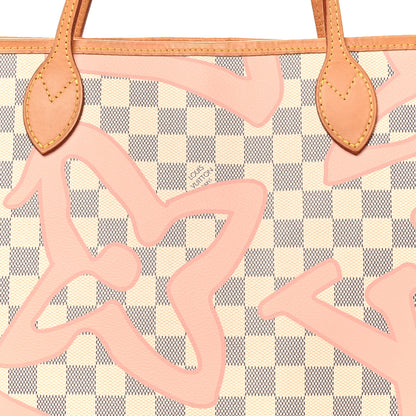 Louis Vuitton Damier Azur Tahitienne Neverfull MM 6 of 8