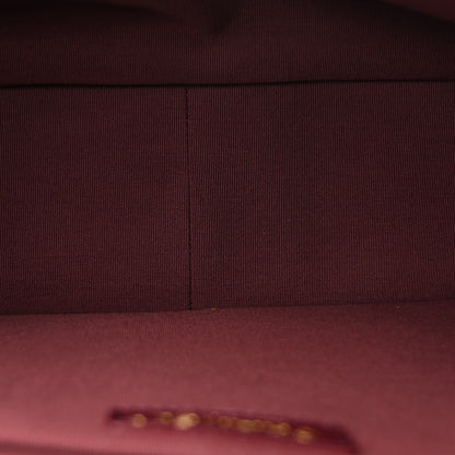Chanel Grained Calfskin Quilted XXL Travel Flap Bag Burgundy 5 of 10