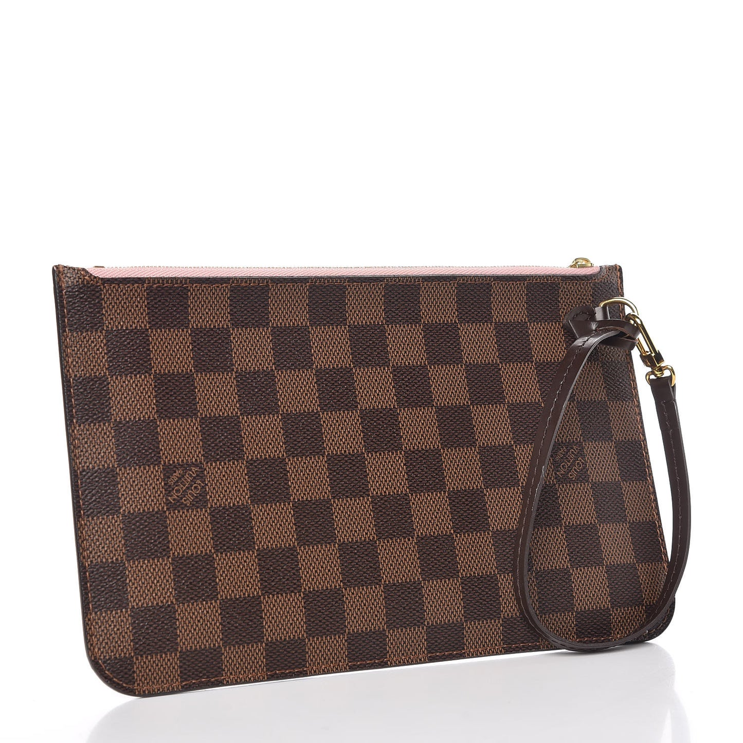Damier Ebene Neverfull MM GM Pochette Rose Ballerine