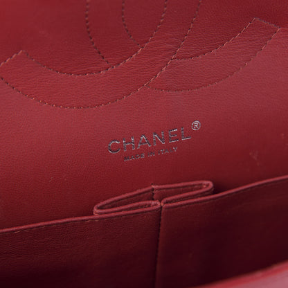 Chanel Caviar Quilted Jumbo Double Flap Red 8 of 12
